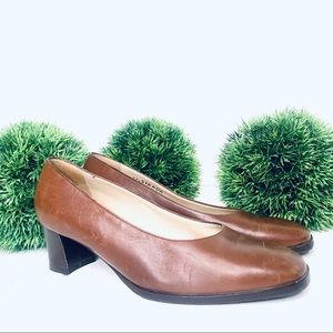 BALLY VINTAGE BLOCK HEELS